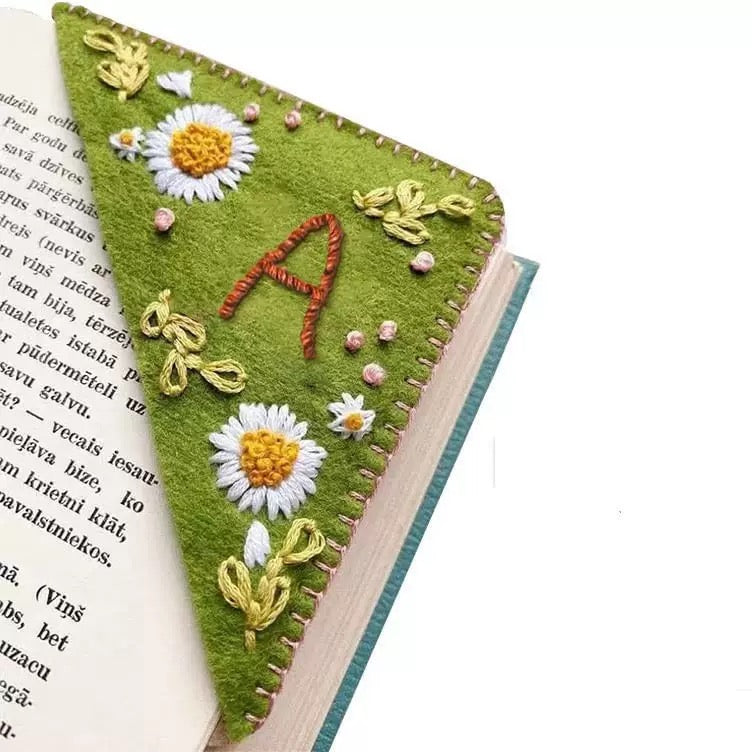Embroidered Corner Bookmark Set – Mix & Match Collection ( 4 pcs )