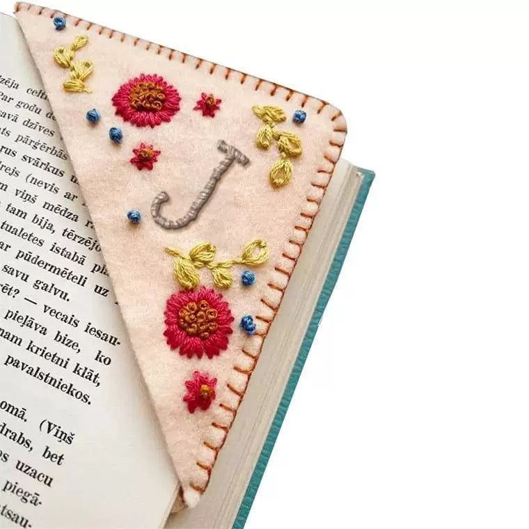 Embroidered Corner Bookmark Set – Mix & Match Collection ( 4 pcs )