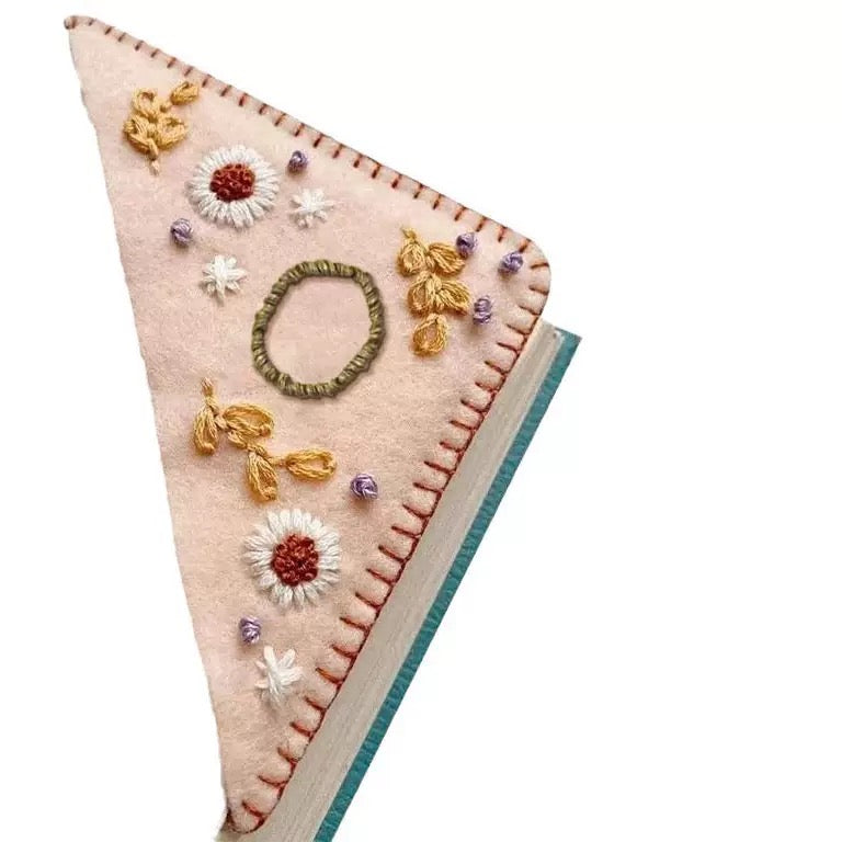 Embroidered Corner Bookmark Set – Mix & Match Collection ( 4 pcs )